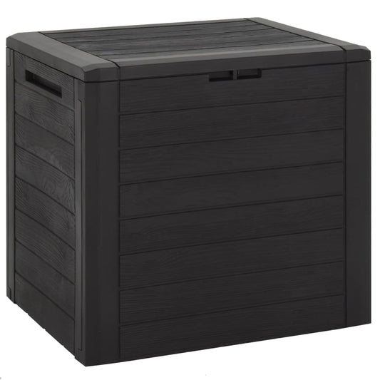 Brown Polypropylene Garden Storage Box 58.5x46x55 cm