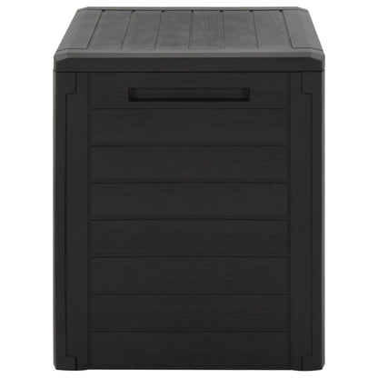 Brown Polypropylene Garden Storage Box 58.5x46x55 cm