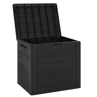 Brown Polypropylene Garden Storage Box 58.5x46x55 cm