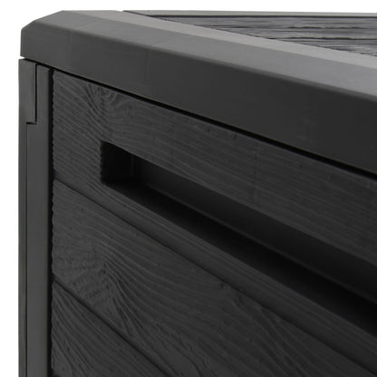 Brown Polypropylene Garden Storage Box 58.5x46x55 cm