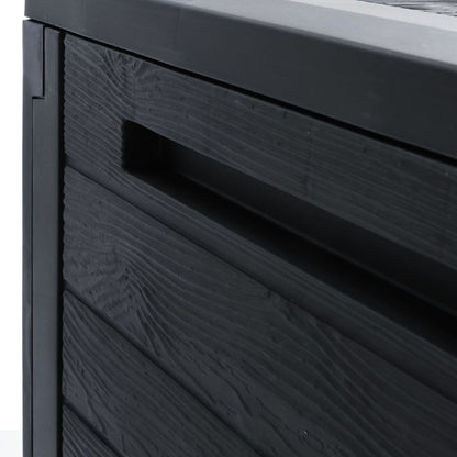 Garden Storage Box Anthracite 58.5x46x55 cm Polypropylene