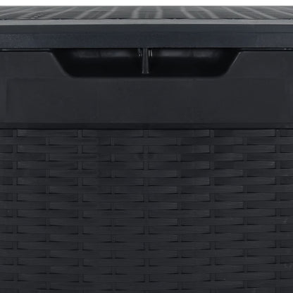 Garden Storage Box Anthracite 119x48x60 cm Polypropylene