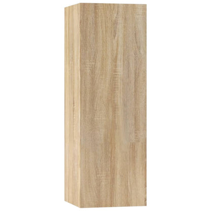 5 Piece TV Cabinet Set Sonoma Oak Engineered Wood