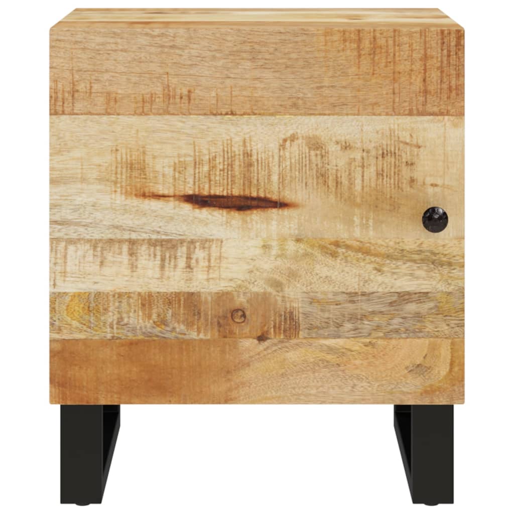 Solid Mango Wood Bedside Cabinets 2-Pack, 40x33x46 cm