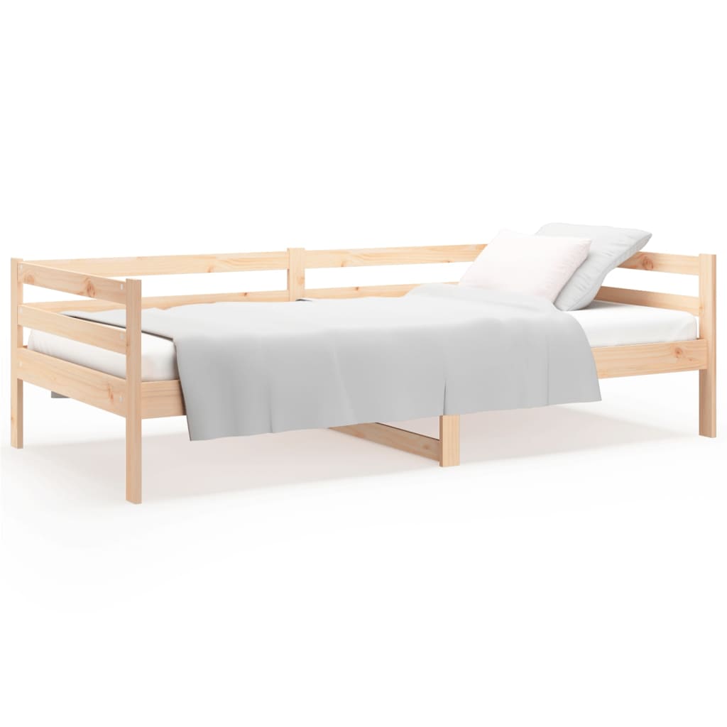 Solid Pine Day Bed Frame 80x200cm - No Mattress Included