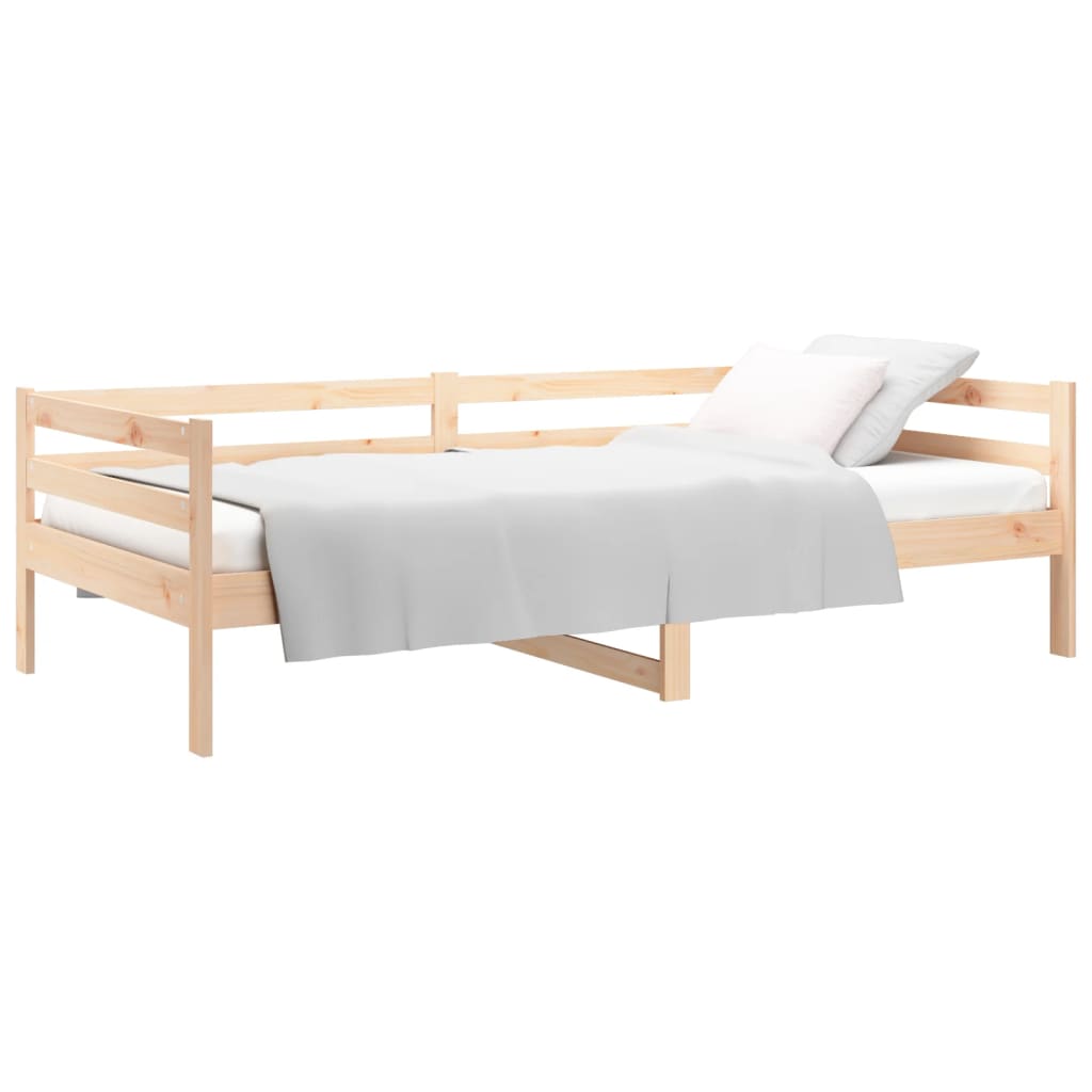 Solid Pine Day Bed Frame 80x200cm - No Mattress Included