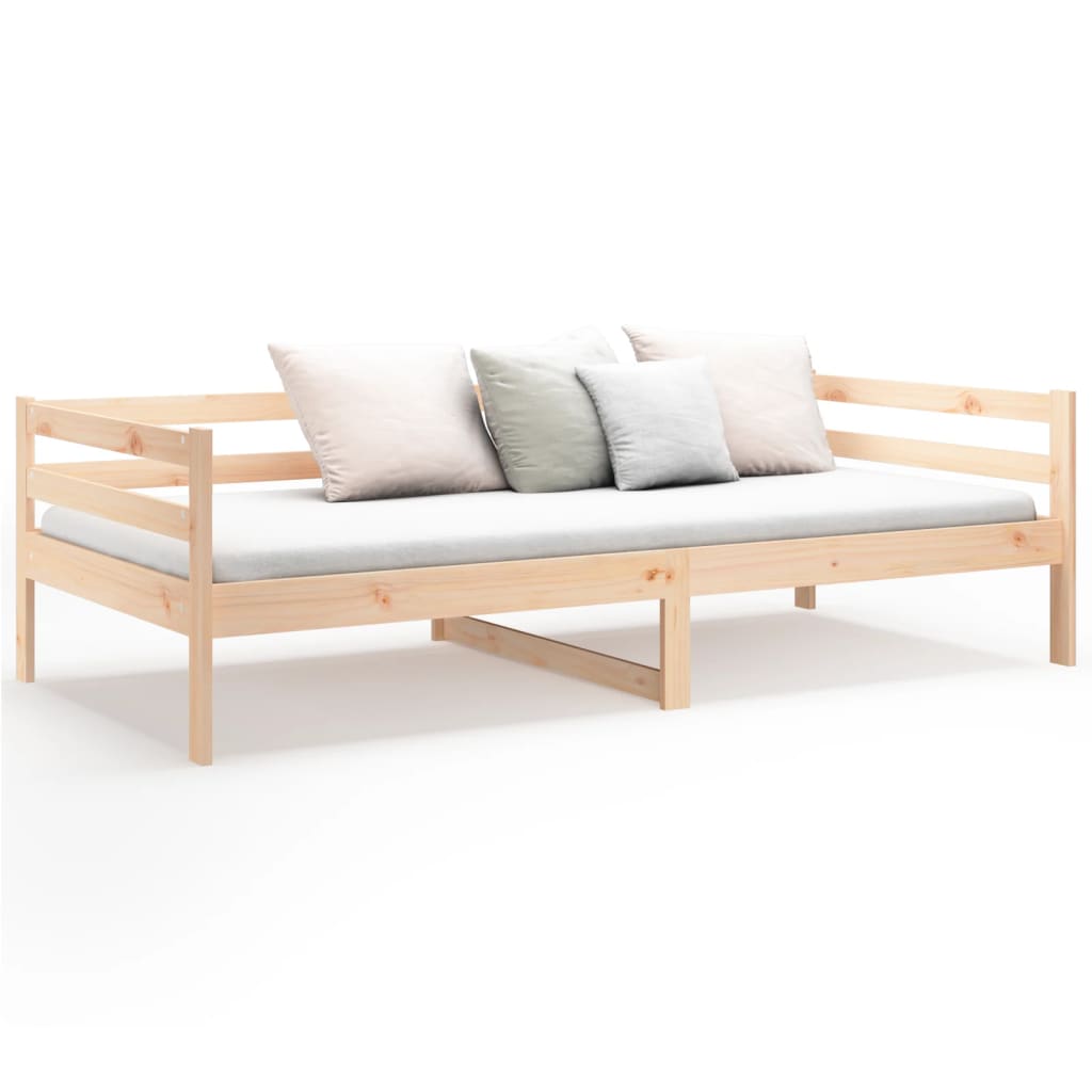 Solid Pine Day Bed Frame 80x200cm - No Mattress Included
