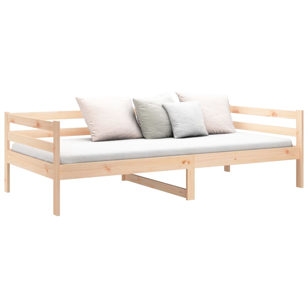Solid Pine Day Bed Frame 80x200cm - No Mattress Included