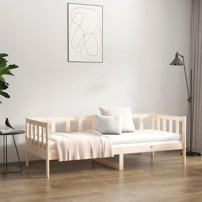 Solid Pine Day Bed Frame 80x200cm - Without Mattress