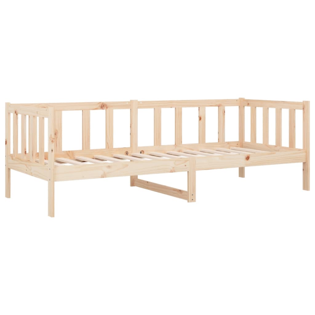 Solid Pine Day Bed Frame 80x200cm - Without Mattress