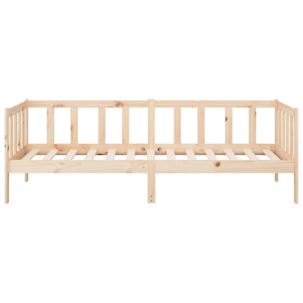 Solid Pine Day Bed Frame 80x200cm - Without Mattress