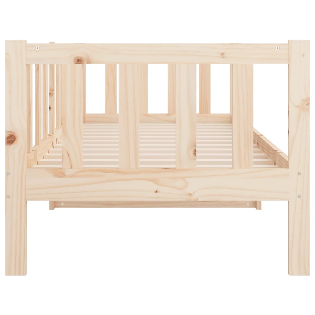 Solid Pine Day Bed Frame 80x200cm - Without Mattress