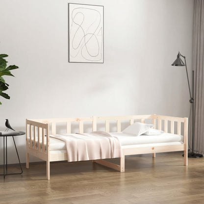 Solid Pine Day Bed Frame 80x200cm - Without Mattress