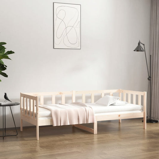 Solid Pine Day Bed Frame 80x200cm - Without Mattress