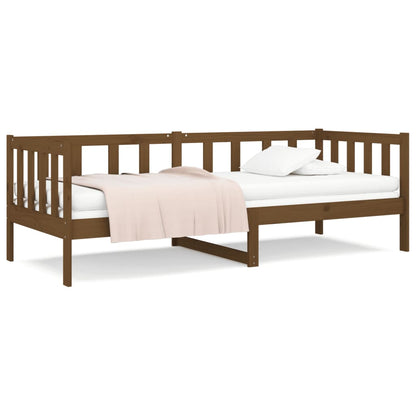 Solid Pine Day Bed 80x200cm, Honey Brown - No Mattress Included