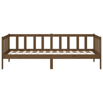 Solid Pine Day Bed 80x200cm, Honey Brown - No Mattress Included