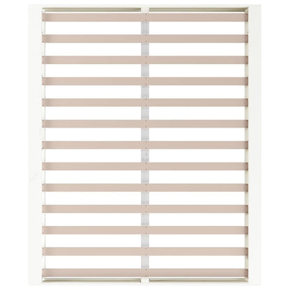 King Size Solid Wood Bed Frame 150x200 cm - White Finish