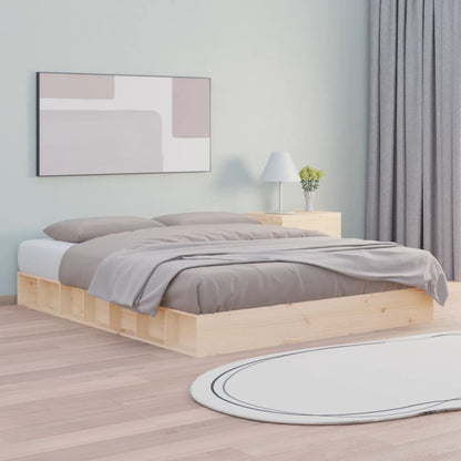 Solid Wood Bed Frame 120x200 cm - Sturdy & Stylish Sleep Solution