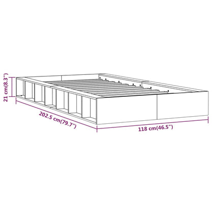 Solid Wood Bed Frame 100x200 cm - Durable & Stylish Design