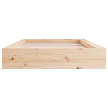 Solid Wood Bed Frame 90x200 cm - No Mattress Included