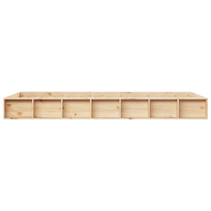 Solid Wood Bed Frame 90x200 cm - No Mattress Included