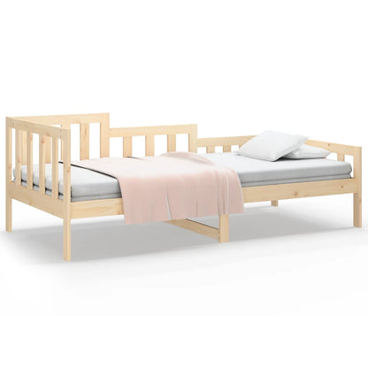 Solid Pine Wood Day Bed 90x200 cm - No Mattress Included