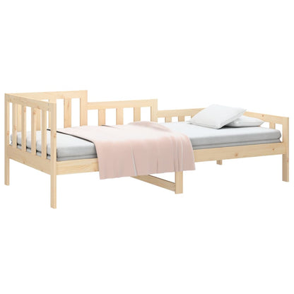 Solid Pine Wood Day Bed 90x200 cm - No Mattress Included