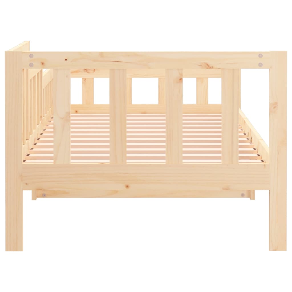 Solid Pine Wood Day Bed 90x200 cm - No Mattress Included