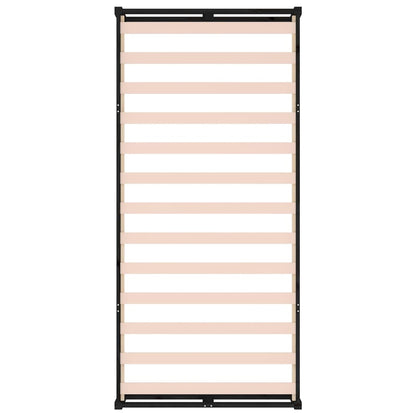 Solid Wood Black Bed Frame 90x200 cm - No Mattress Included