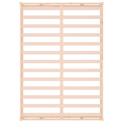 Solid Wood Bed Frame 140x200 cm - No Mattress Included