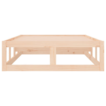 Solid Wood Small Single Bed Frame 75x190 cm - No Mattress Included