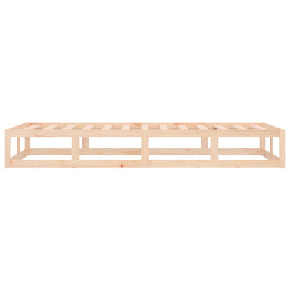 Solid Wood Small Single Bed Frame 75x190 cm - No Mattress Included