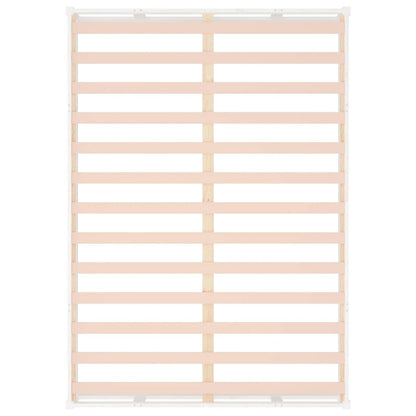 Solid Wood White Bed Frame 120x190 cm Small Double (No Mattress)