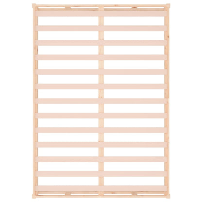Solid Wood Double Bed Frame 135x190 cm - No Mattress Included
