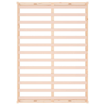 Solid Wood Bed Frame 140x190 cm - No Mattress Included