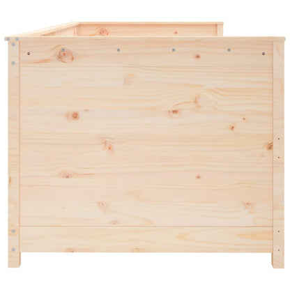 Solid Pine Day Bed Frame 75x190 cm - Small Single Wood Finish
