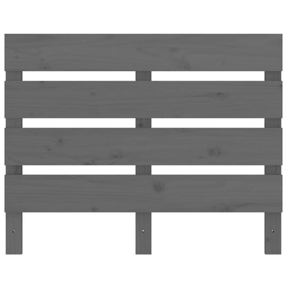 Solid Pine Wood Headboard, Grey 100x3x80 cm - Stylish & Durable
