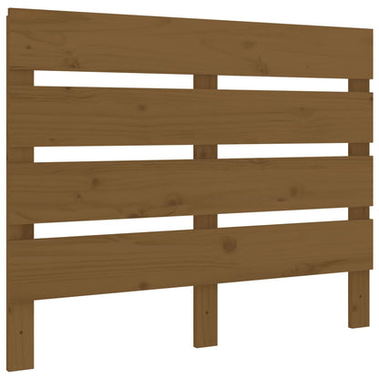 Solid Pine Headboard, Honey Brown, 100x3x80 cm - Elegant Bedroom Decor