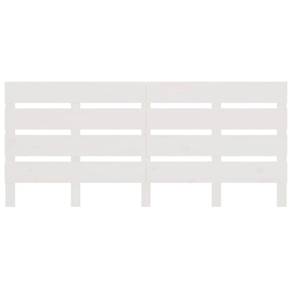 Solid Wood Pine Headboard, White, 140x3x80 cm - Elegant & Durable