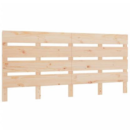 Solid Pine Wood Headboard - 180x3x80 cm Elegant Design
