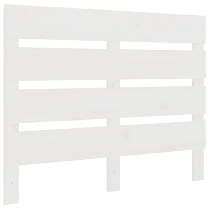 Solid Pine Wood Headboard, White 75x3x80 cm - Elegant & Durable