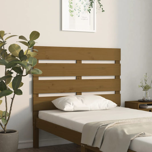 Solid Pine Headboard, Honey Brown 75x3x80 cm - Rustic Elegance