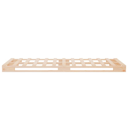 Solid Wood Pallet Bed Frame 90x200 cm - No Mattress Included