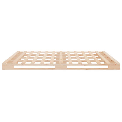 Solid Wood Super King Size Pallet Bed Frame, No Mattress Included