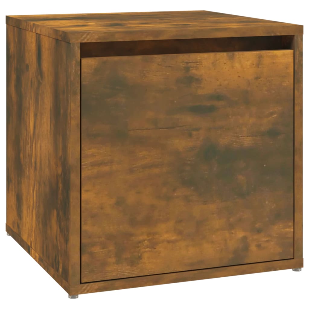 Smoked Oak Hallway Furniture Set - Engineered Wood Elegance
