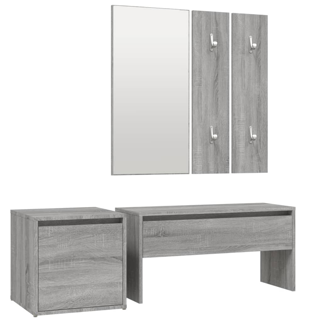 Grey Sonoma Engineered Wood Hallway Furniture Set