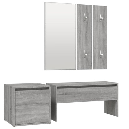 Grey Sonoma Engineered Wood Hallway Furniture Set