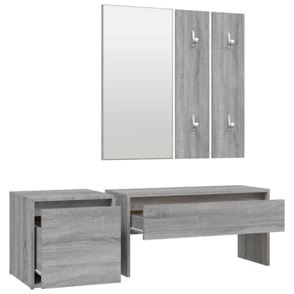 Grey Sonoma Engineered Wood Hallway Furniture Set