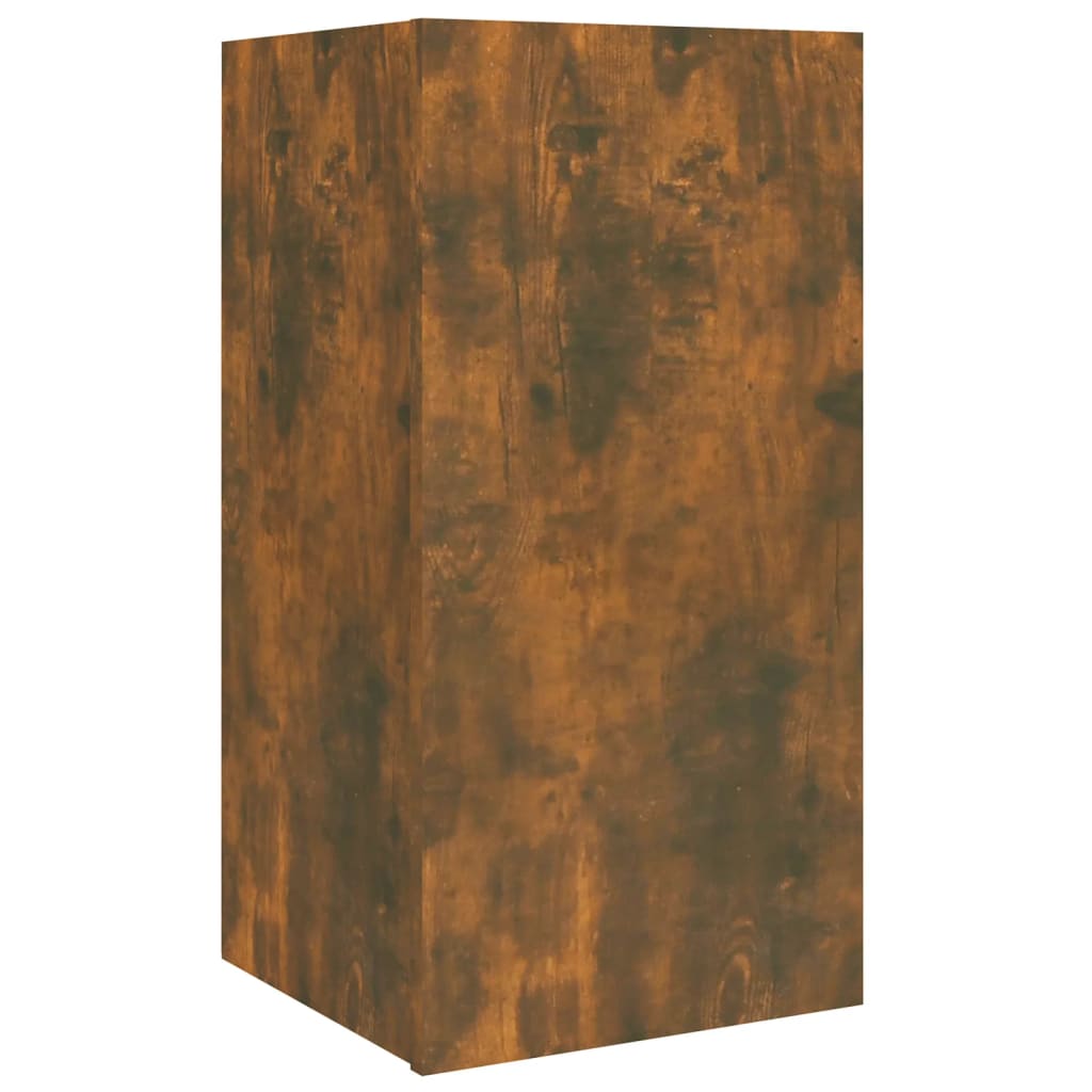 4 Piece TV Cabinet Set Smoked Oak Engineered Wood