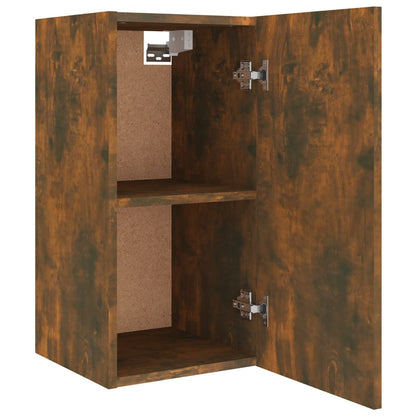 4 Piece TV Cabinet Set Smoked Oak Engineered Wood